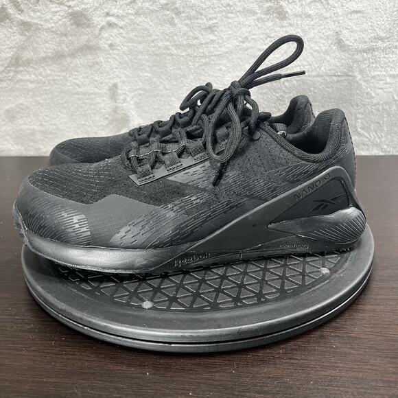 Reebok Nano X1 Adventure Mens Size 8 Black Composite Toe Work Lace Up Sneakers - Picture 3 of 10